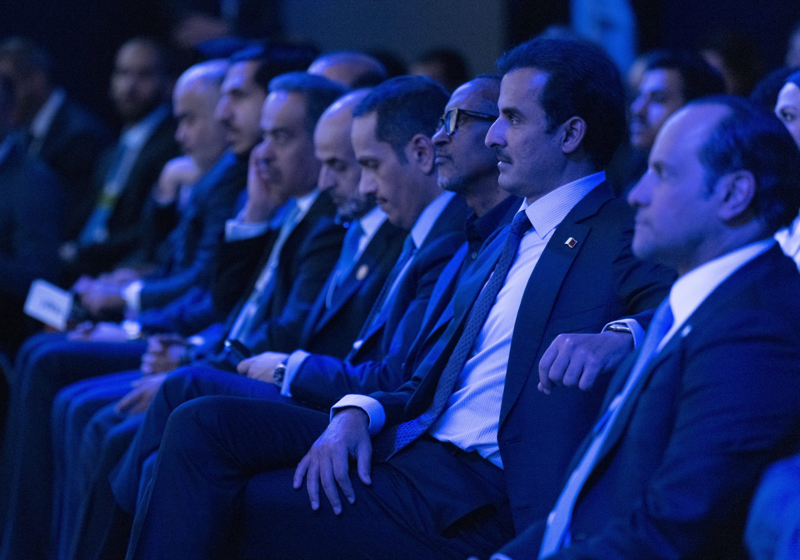 أمير قطر في مؤتمر دافوس
