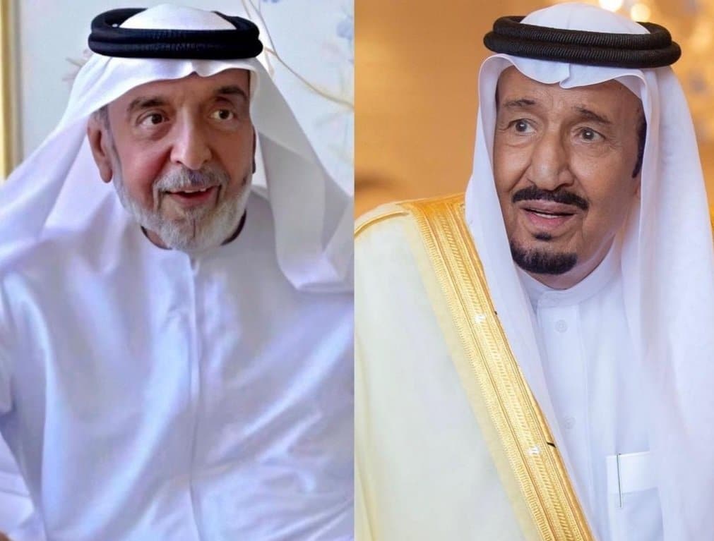الملك سلمان والشيخ خليفة بن زايد watanserb.com