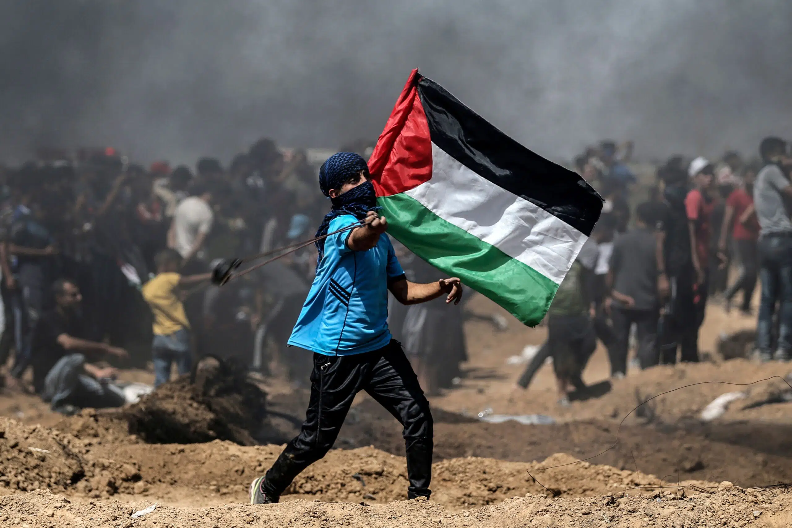 علم فلسطين رفع watanserb.com