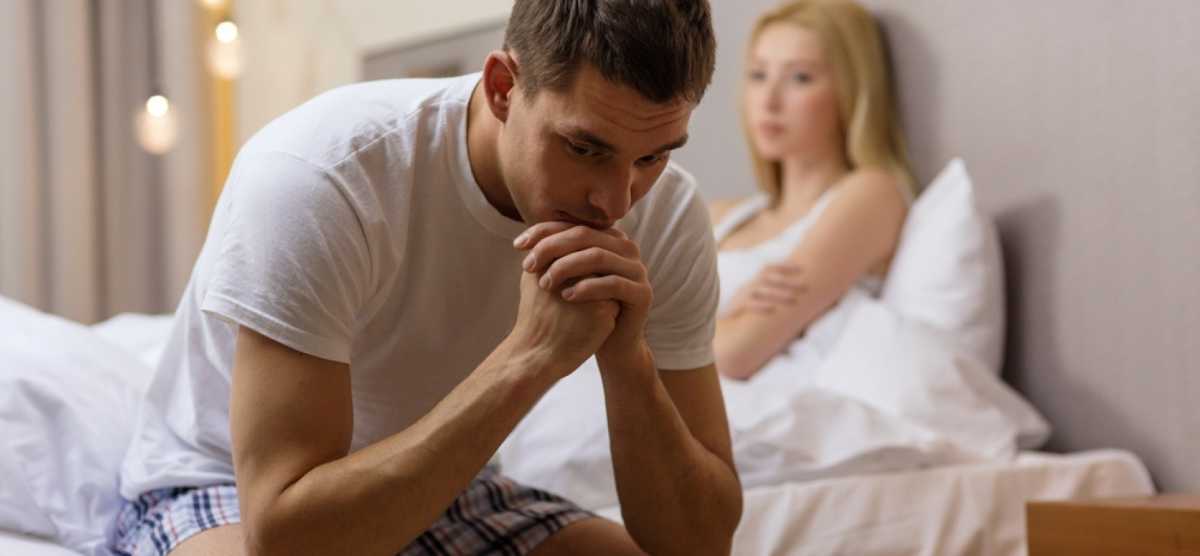 Why does a man suffer from erectile dysfunction?