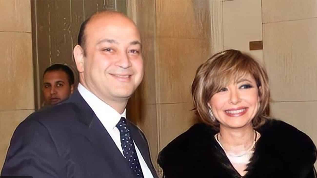 عمرو أديب وزوجته لميس الحديدي
