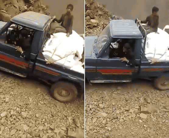 سقوط سيارة من جبل watanserb.com