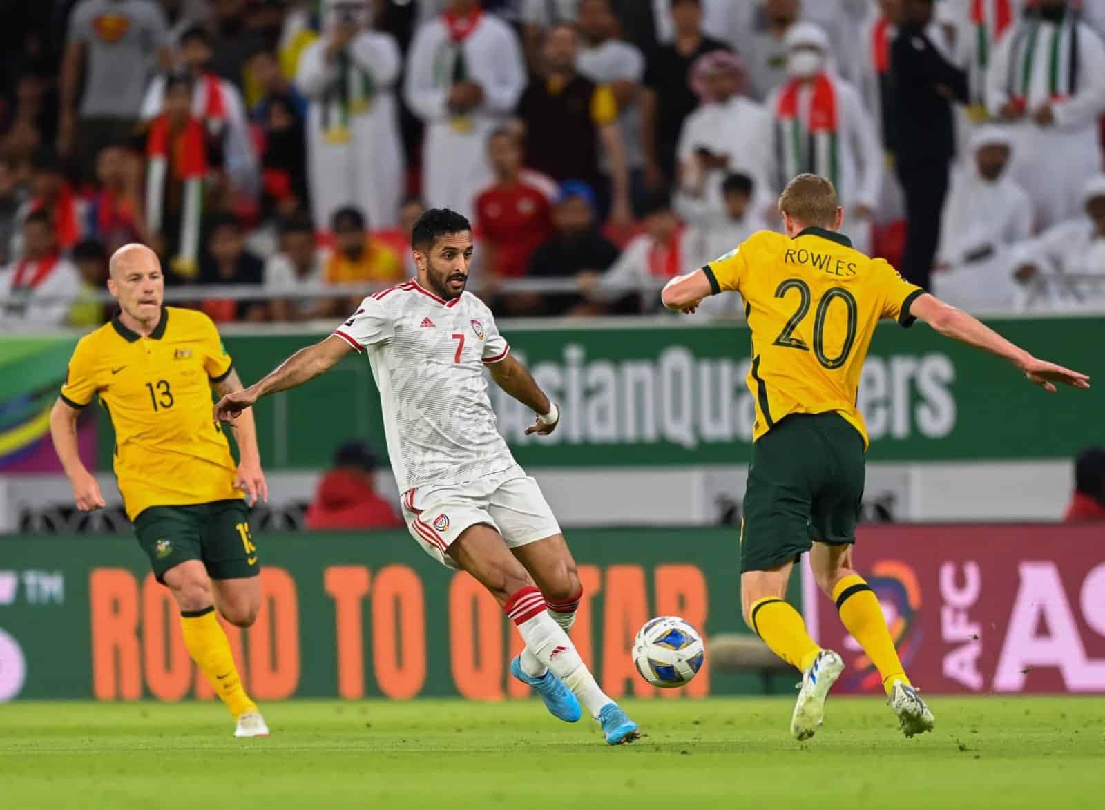 مباراة الإمارات وأستراليا في تصفيات كأس العالم 2022 watanserb.com