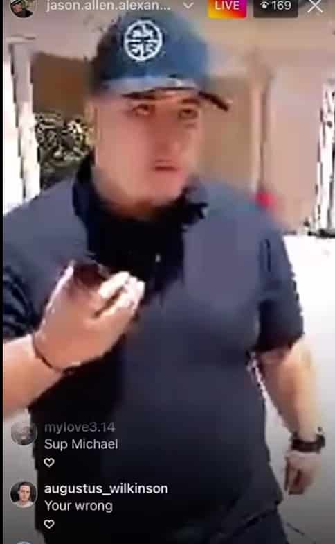 بث جيسون ألكسندر لحظة محاولته افساد زفاف برينتي