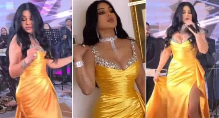 هيفاء وهبي تثير الجدل بطريقة رقصها في حفل زفاف وجمال شقيقتها يخطف الأنظار (فيديو) watanserb.com