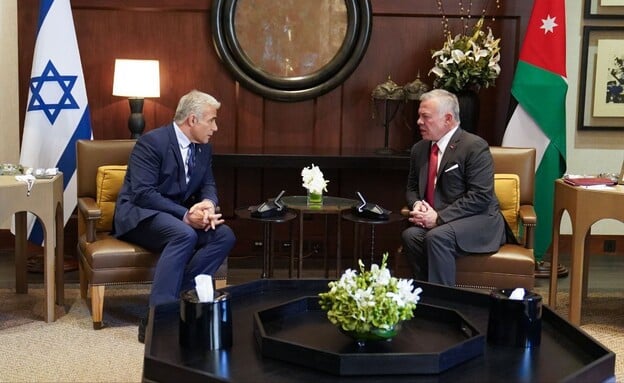 ملك الأردن ورئيس الوزراء الإسرائيلي watanserb.com