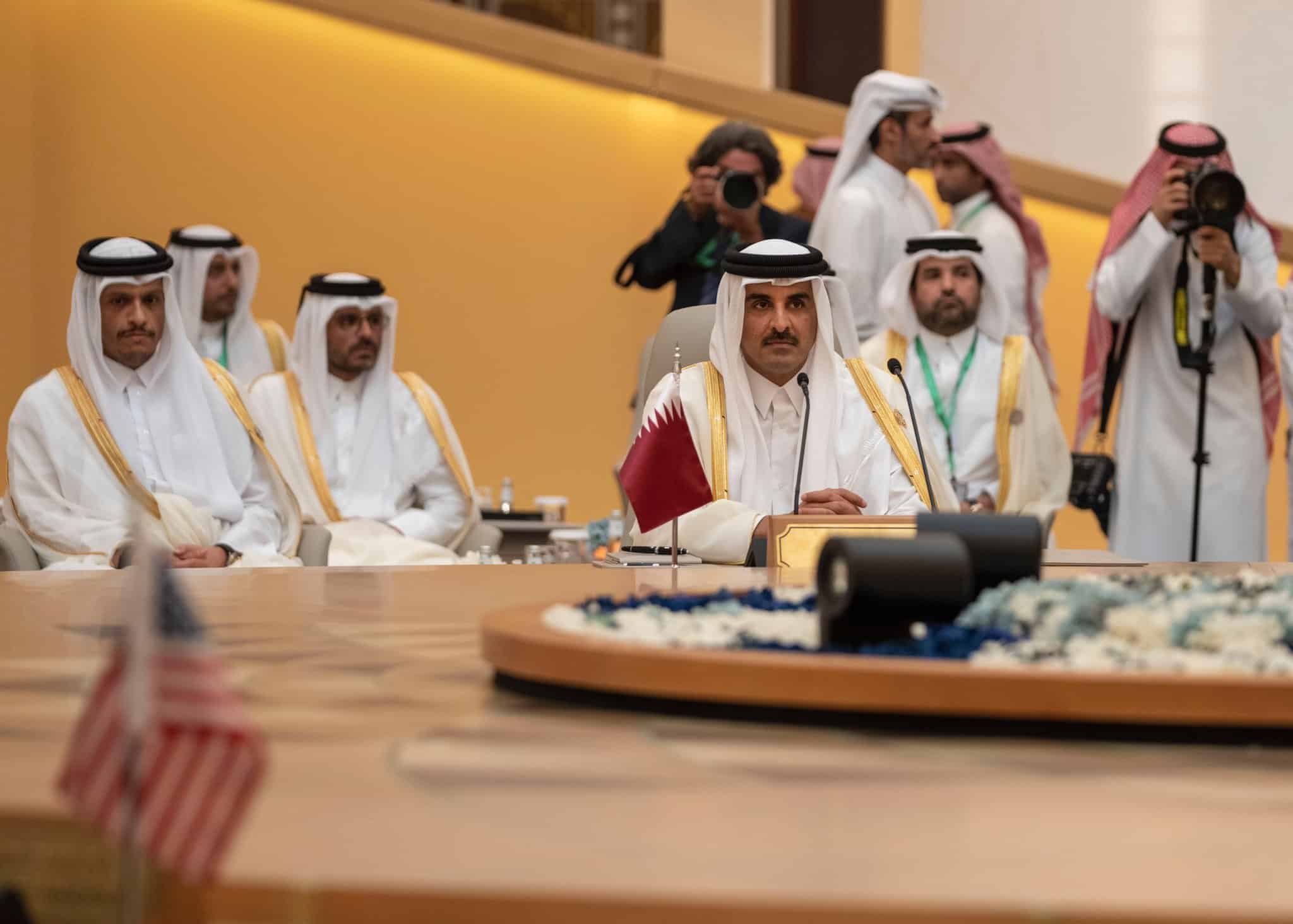 أمير قطر في قمة جدة watanserb.com