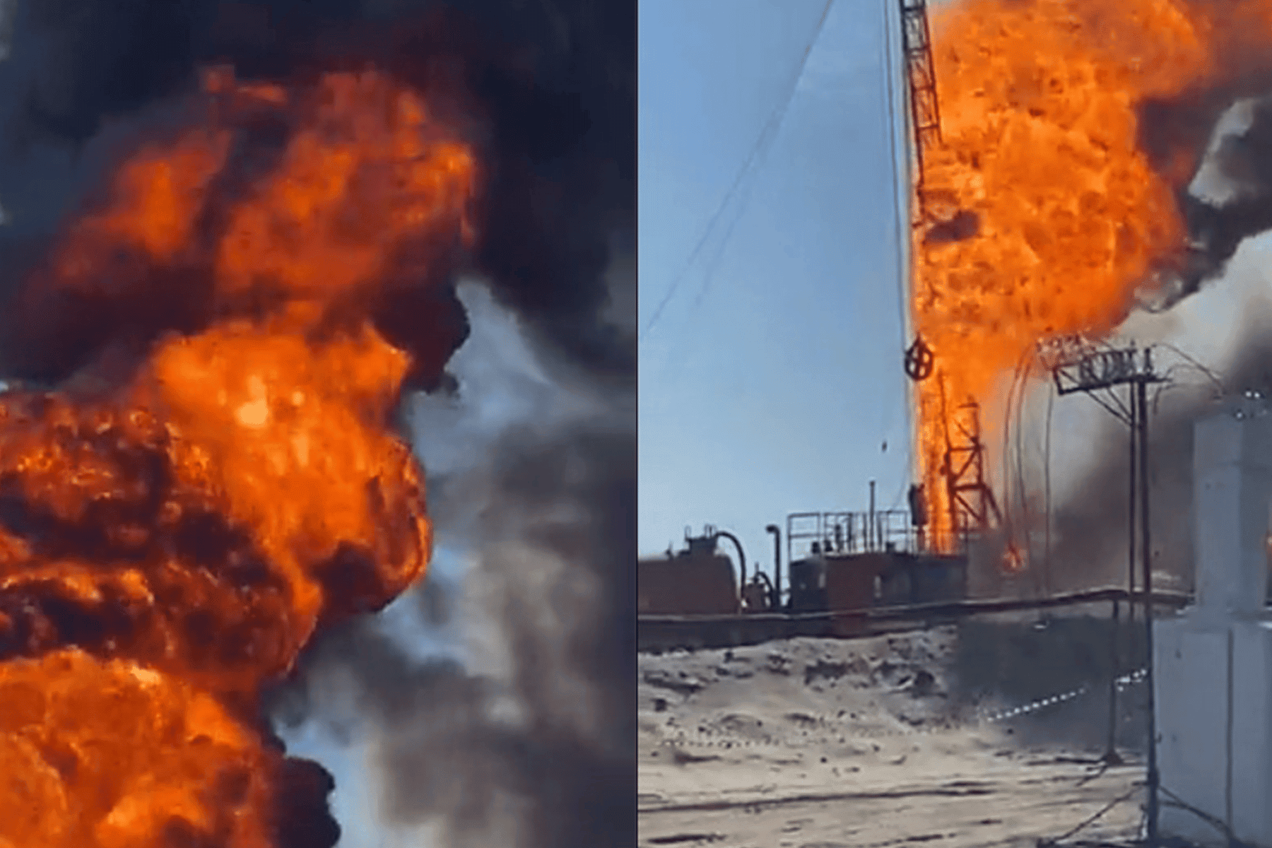 انفجار حقل برهان بسلطنة عمان watanserb.com