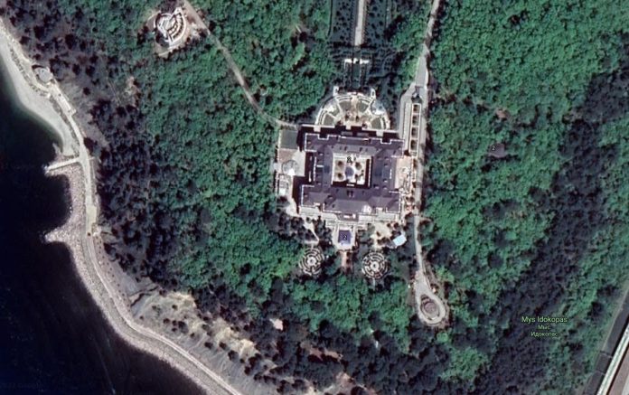 قصر بوتين السري بحسب ما كشفته خرائط جوجل watanserb.com