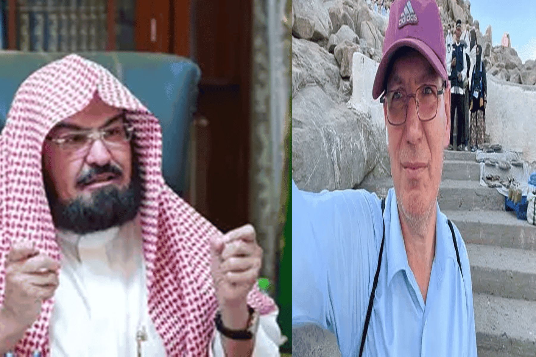 السديس و مراسل قناة إسرائيلية watanserb.com