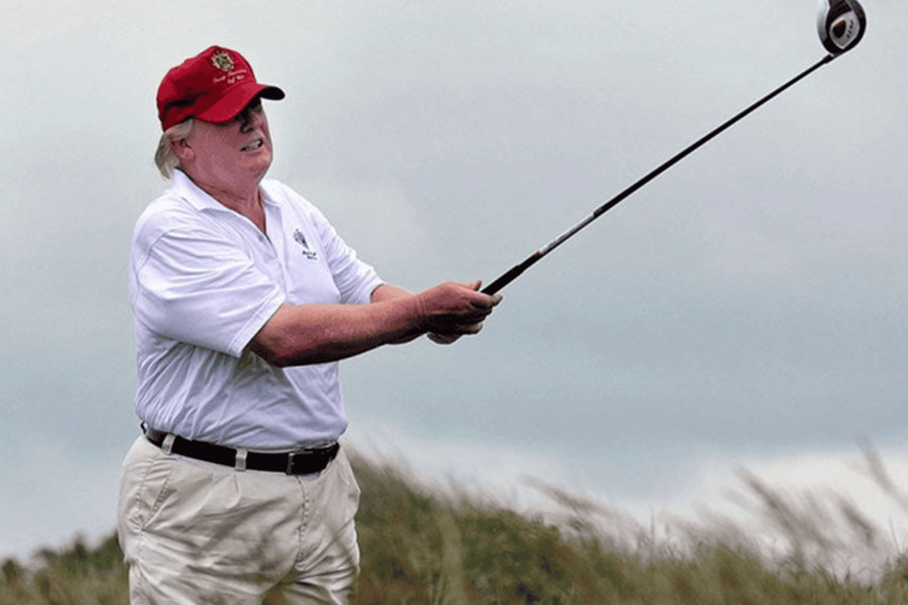 ترامب و لاعبي الجولف watanserb.com