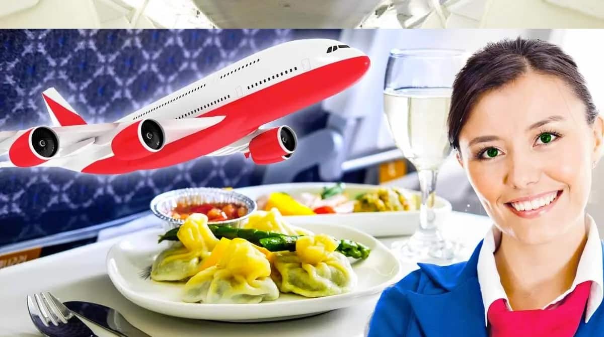 يمكنك أن تأكل وجبة مجانية في الطائرة watanserb.com