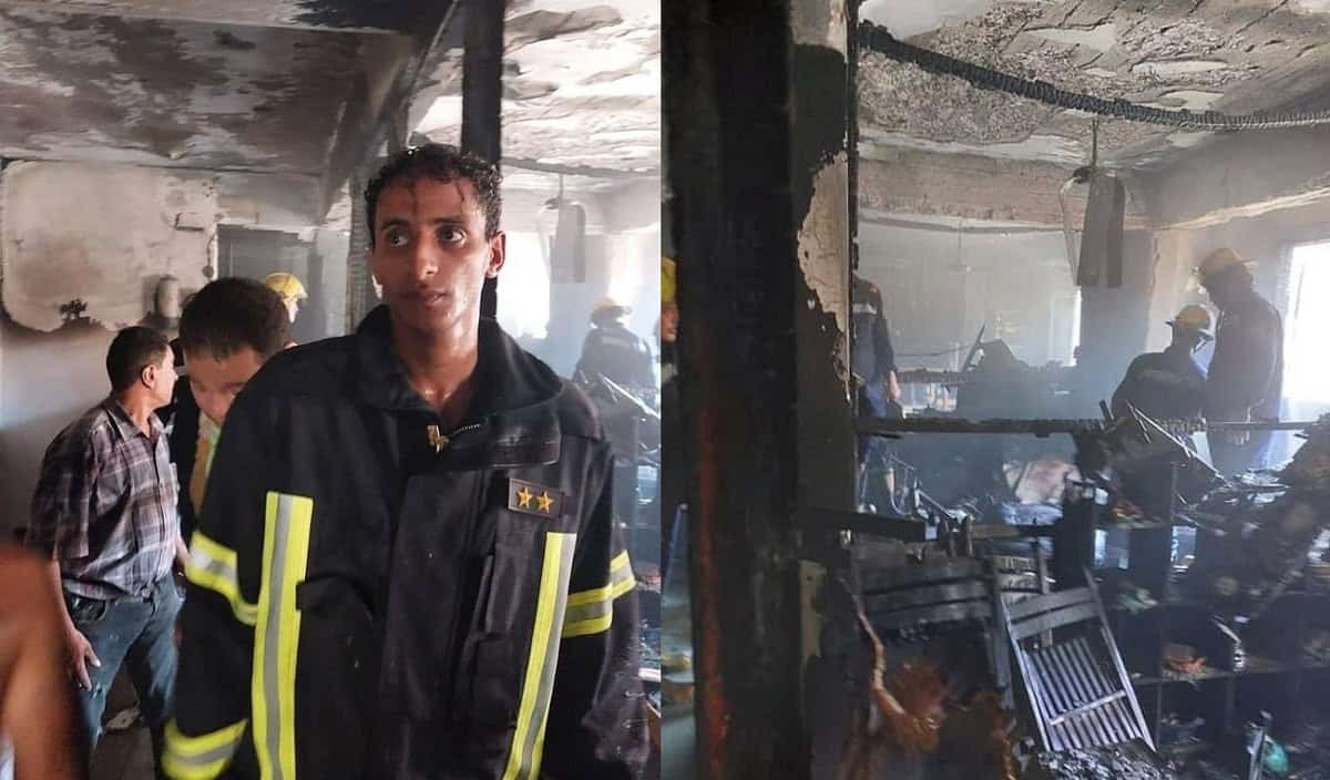 حريق كنيسة أبو سيفين watanserb.com