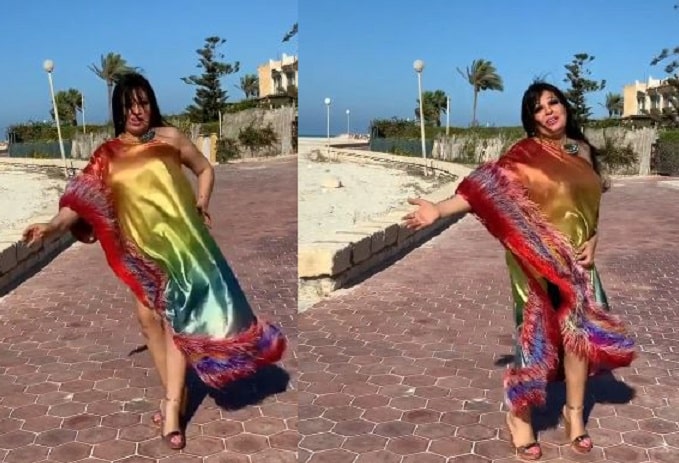 فيفي عبده ترقص على أغنية إليسا ولمجرد بفستان "الريش" والهواء يكشف ما تحته! (فيديو) watanserb.com