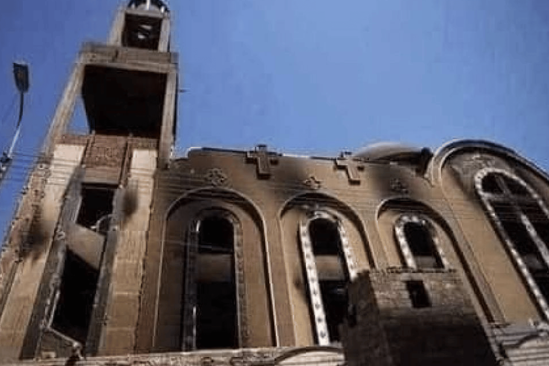 حريق في كنيسة مريم المصرية watanserb.com