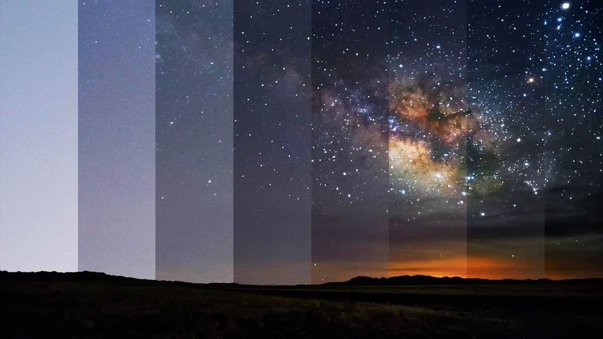 يؤثر التلوث الضوئي على السماء في الليل وخاصة النجوم