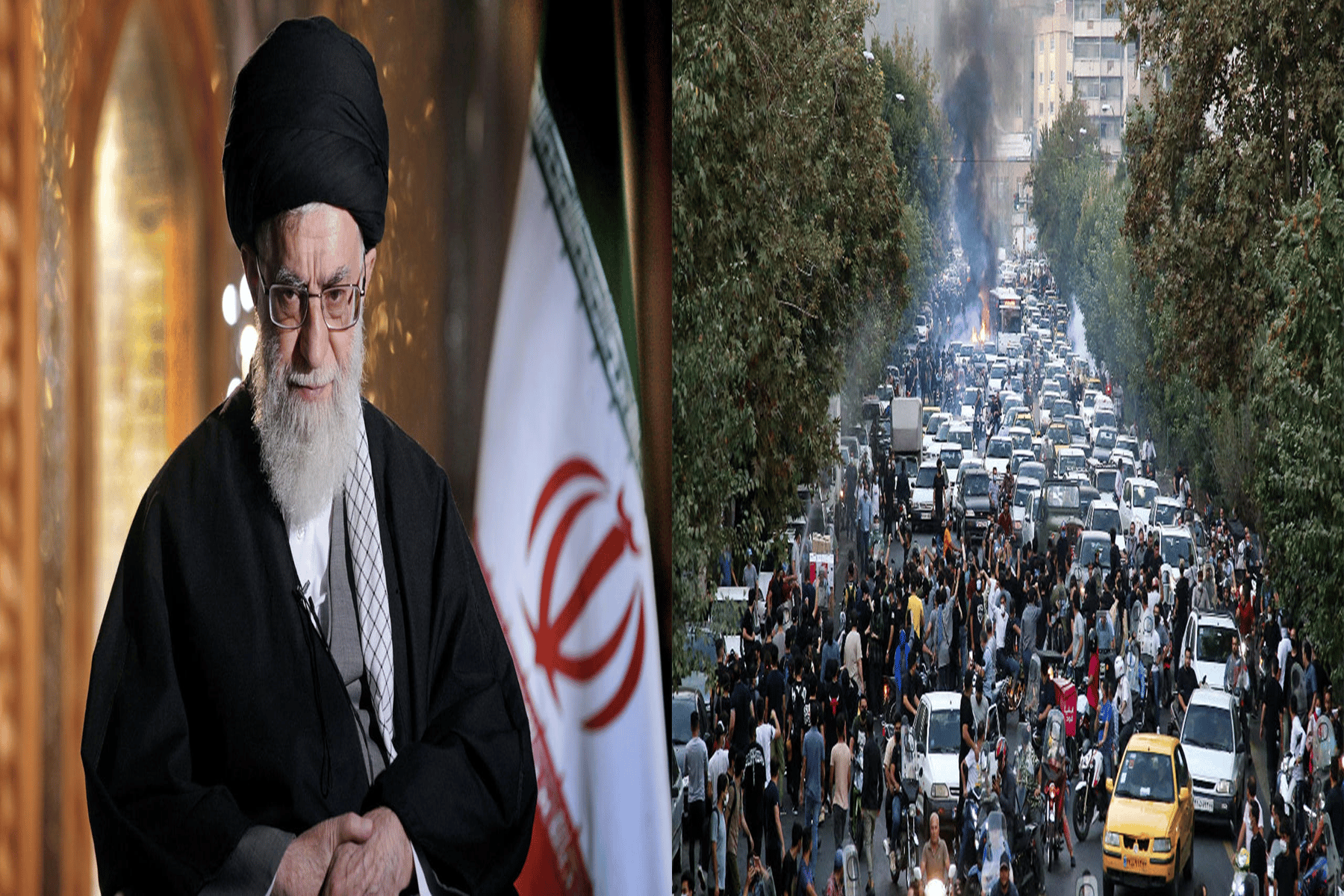 المظاهرات في إيران watanserb.com
