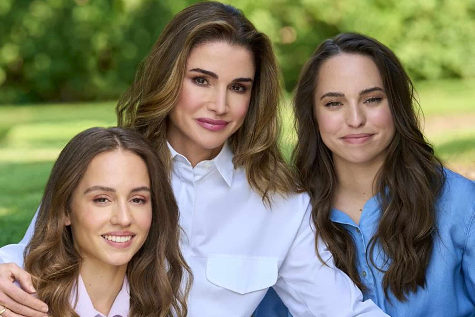 الملكة رانيا و بناتها watanserb.com