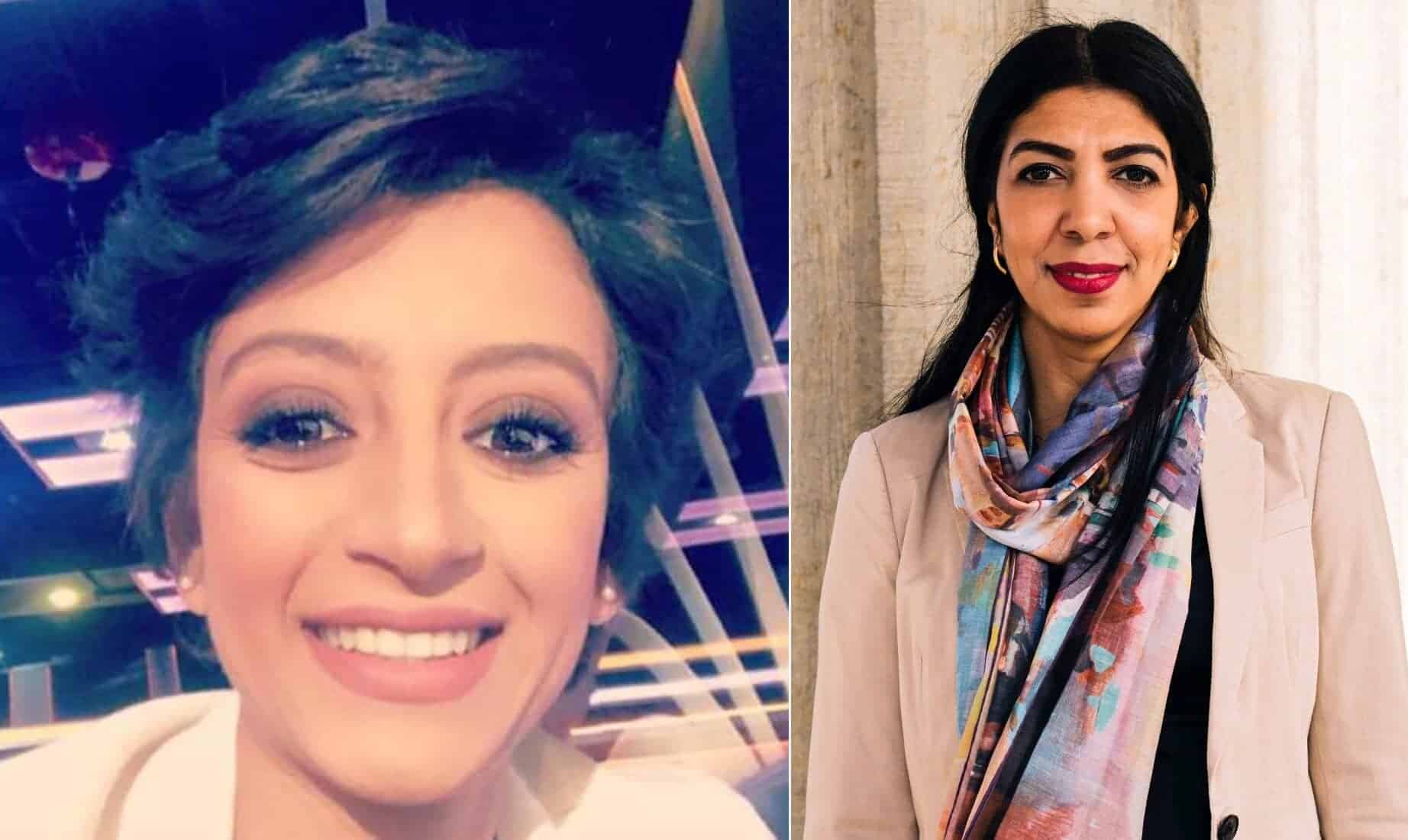 الصحفية البحرينية نزيهة سعيد ووفاء العم watanserb.com