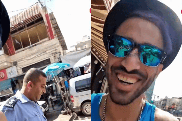 مستوطن يتجول بحرية watanserb.com