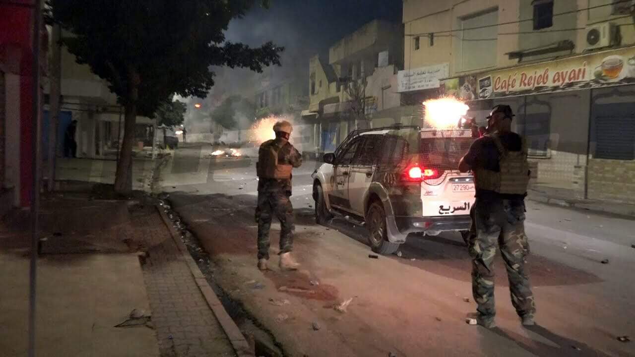 احتجاجات حي التضامن watanserb.com