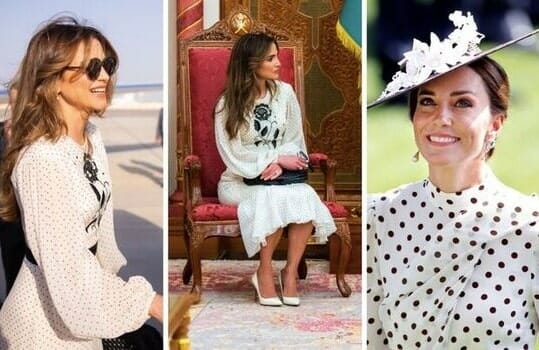 فستان الملكة رانيا في عُمان ارتدته الأميرة كيت قبلها.. وسعره مفاجئ! watanserb.com
