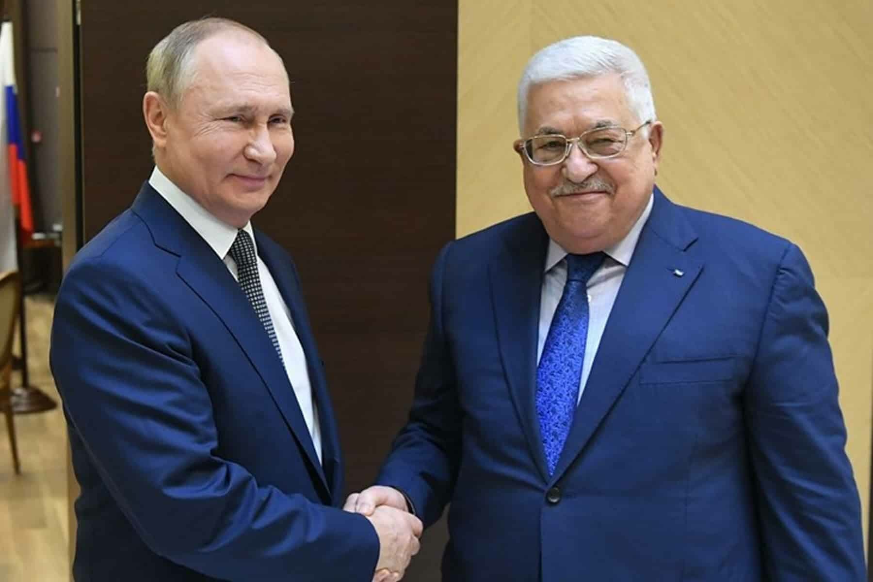 بوتين و محمود عباس watanserb.com