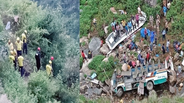 كانوا ذاهبين إلى حفل زفاف..مقتل 25 شخصََا في حادث تحطم حافلة في الهند (فيديو) watanserb.com