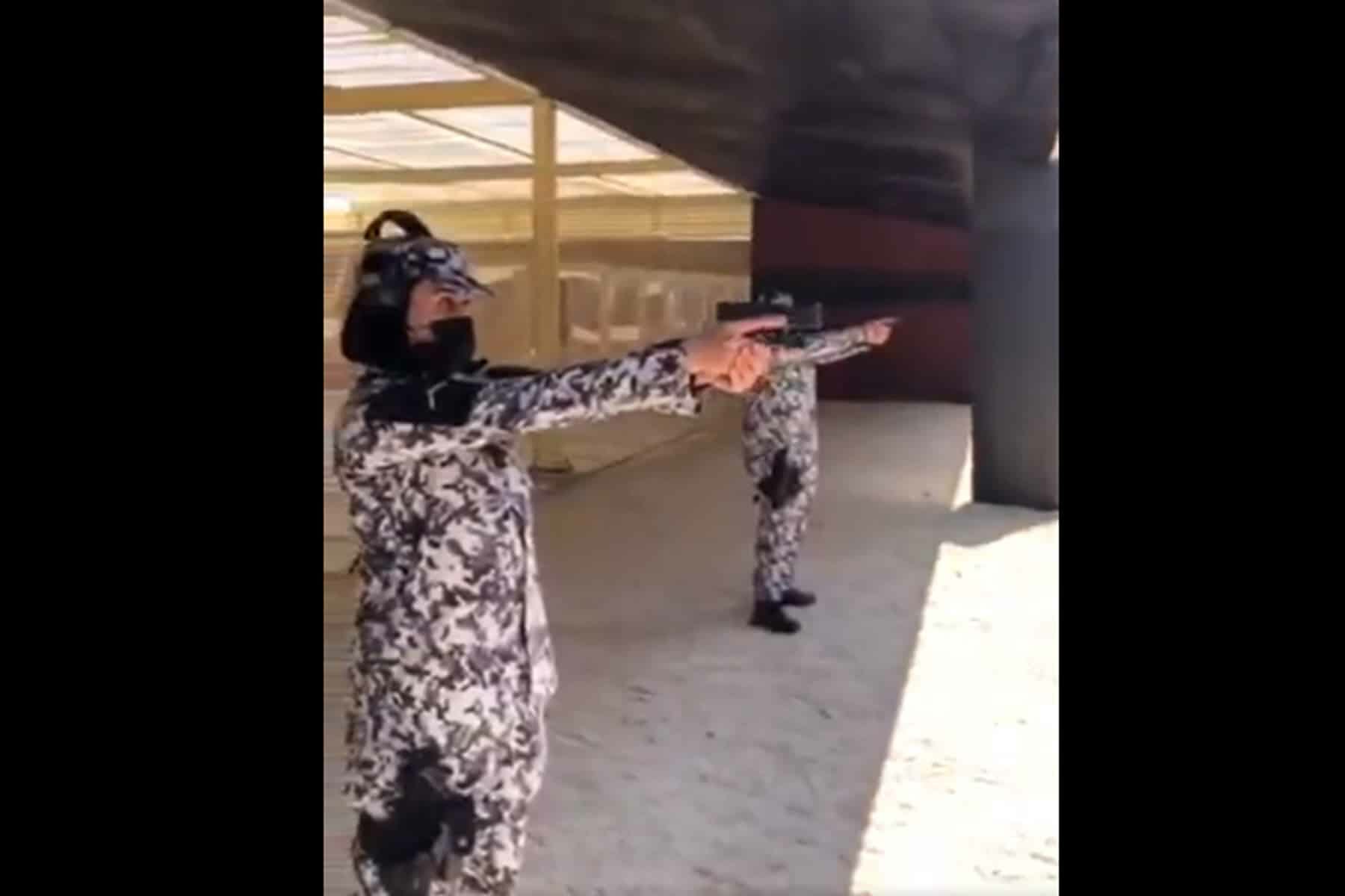 مهارة السعوديات في إطلاق النار watanserb.com