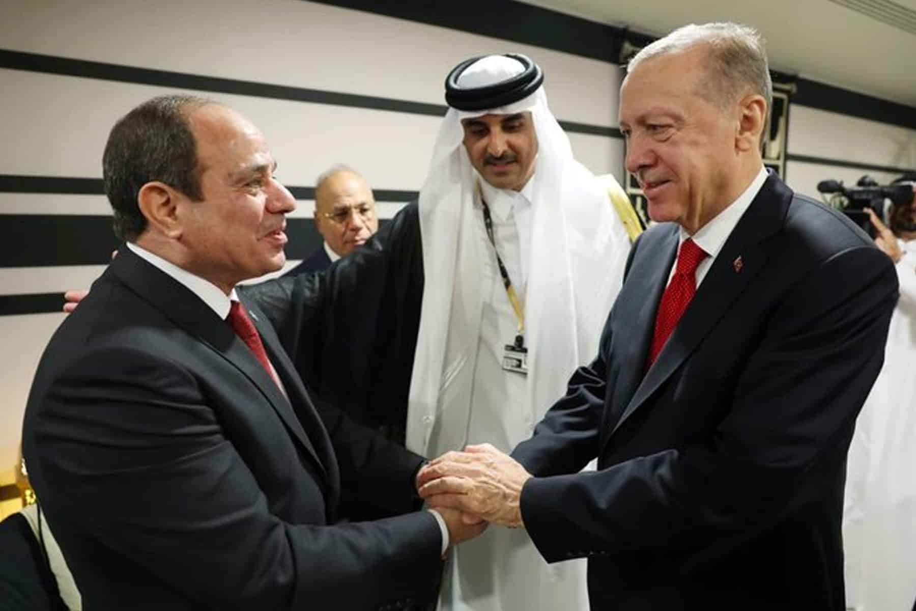 أمير قطر يجمع السيسي بأردوغان watanserb.com