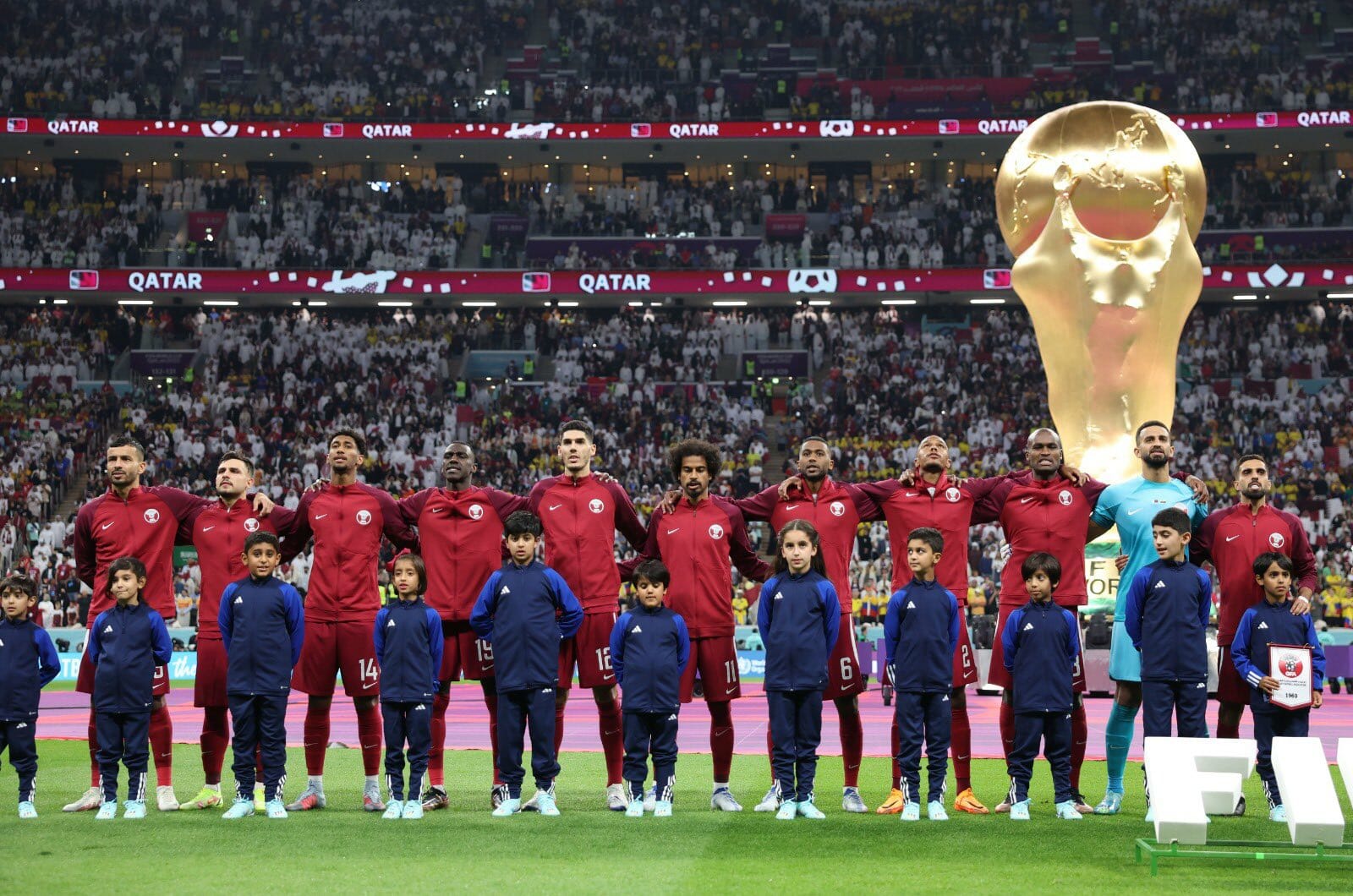 المنتخب القطري والرقم التاريخي في افتتاح كأس العالم 2022 watanserb.com