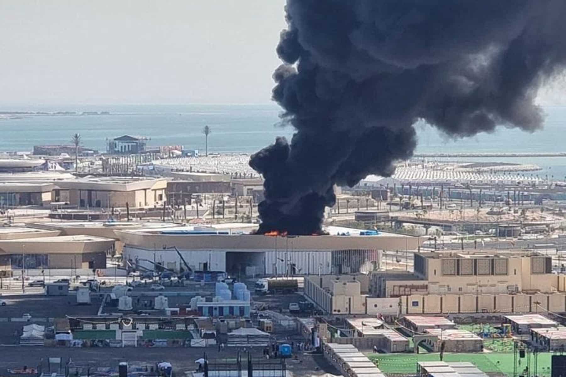 حريق في قطر watanserb.com