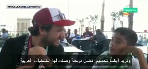 حوار بين طفل سعودي وصحفي watanserb.com