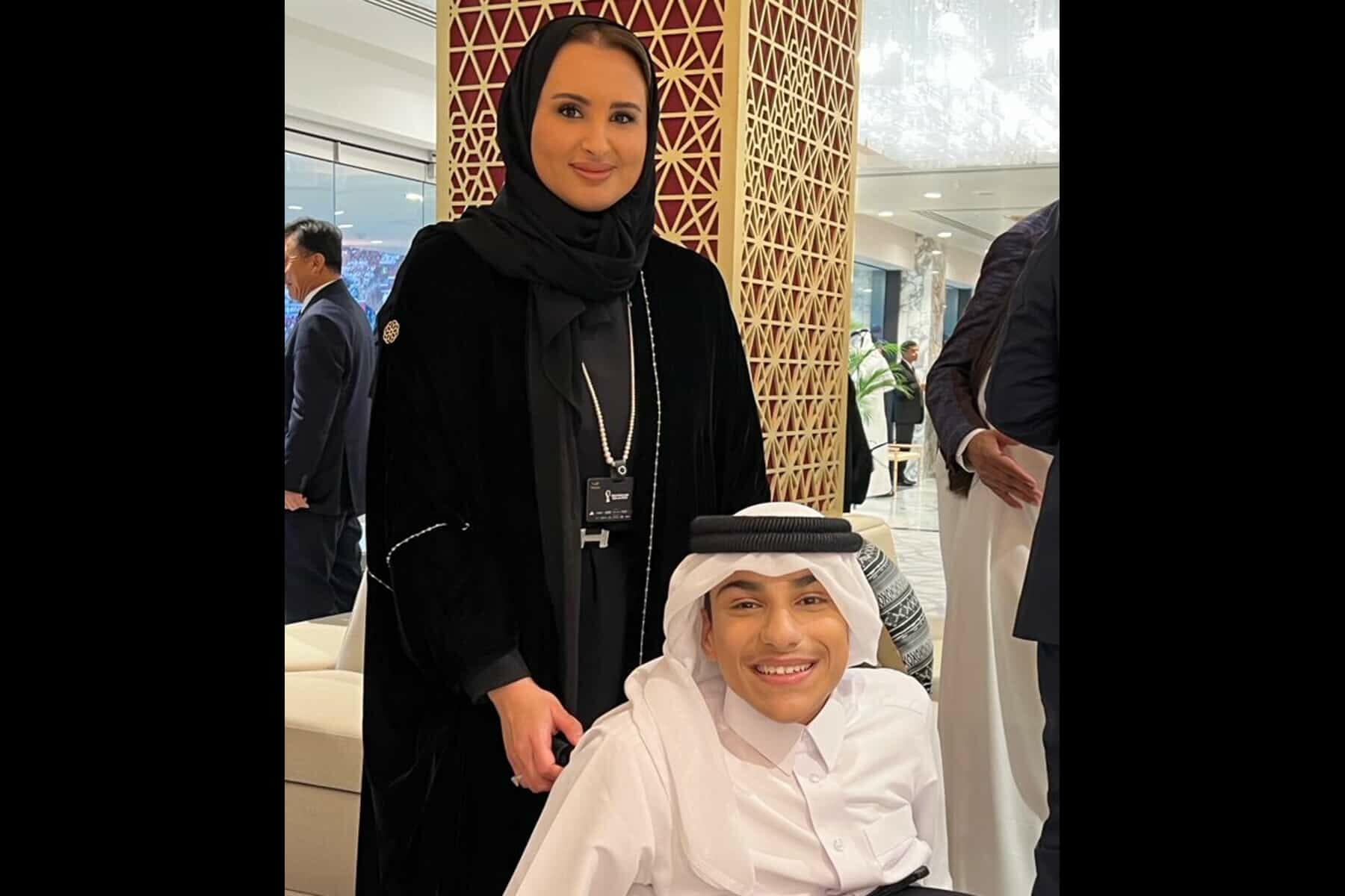 زوجة أمير قطر و غانم المفتاح watanserb.com