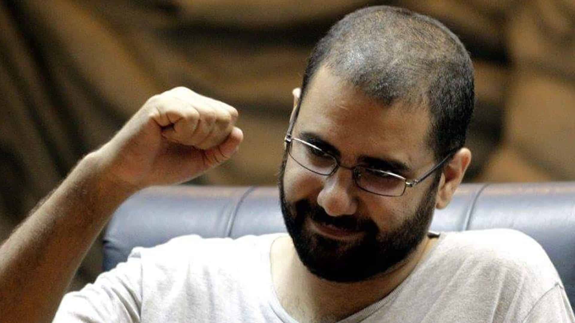 علاء عبدالفتاح ينهي إضرابه watanserb.com