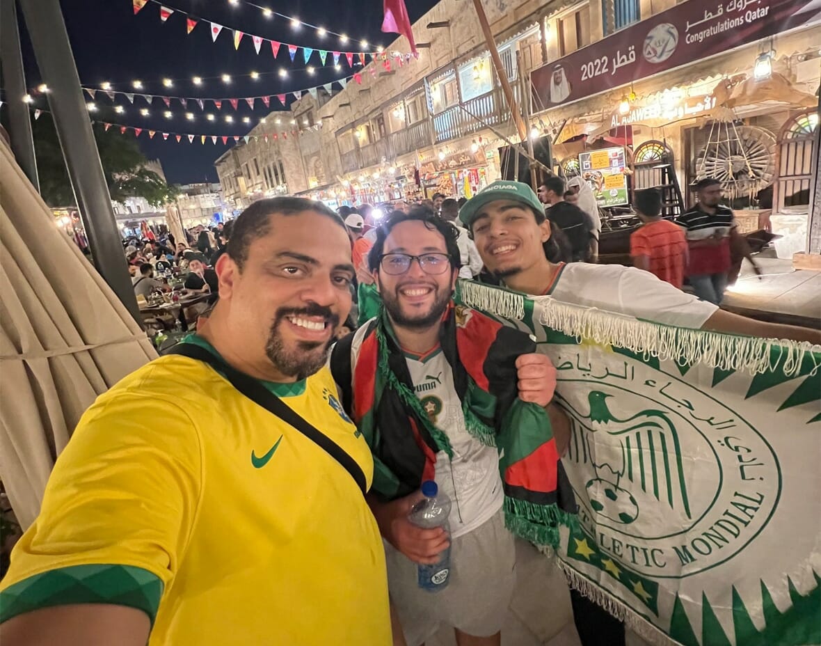 مشجع برازيلي يصف صوت الأذان بأجمل الأشياء التي شاهدها في قطر watanserb.com