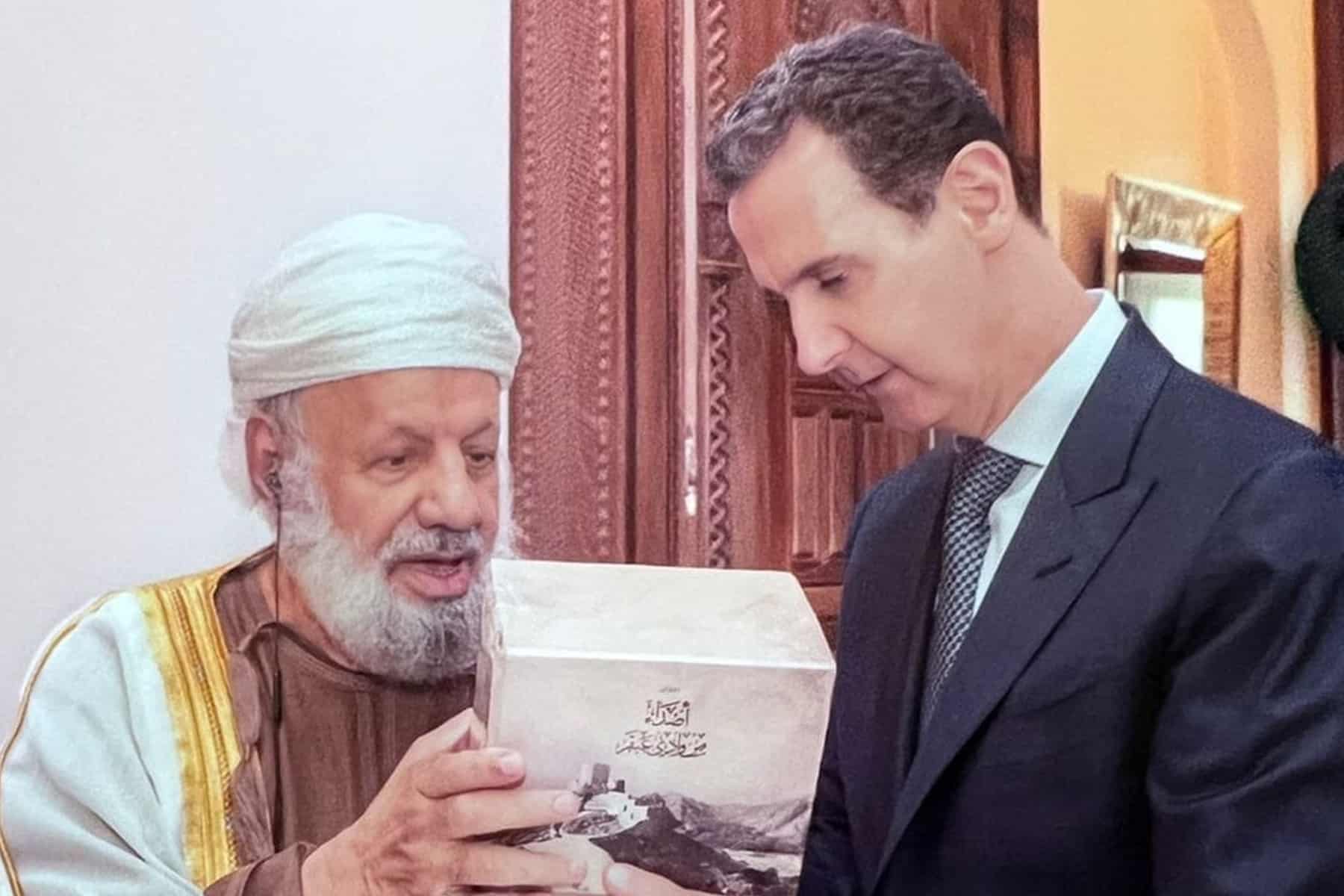 هلال السيابي و بشار الأسد watanserb.com