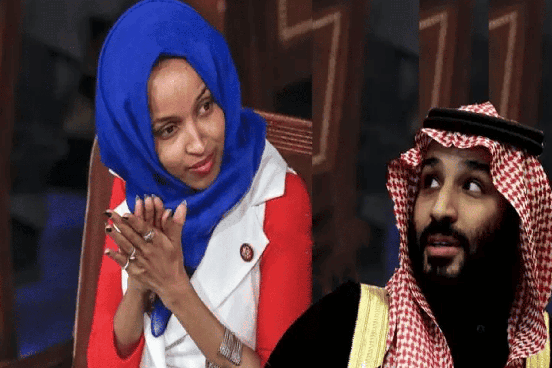 محمد بن سلمان وإلهان عمر watanserb.com
