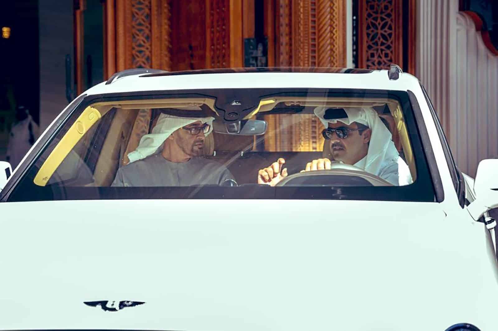 محمد بن زايد في قطر watanserb.com