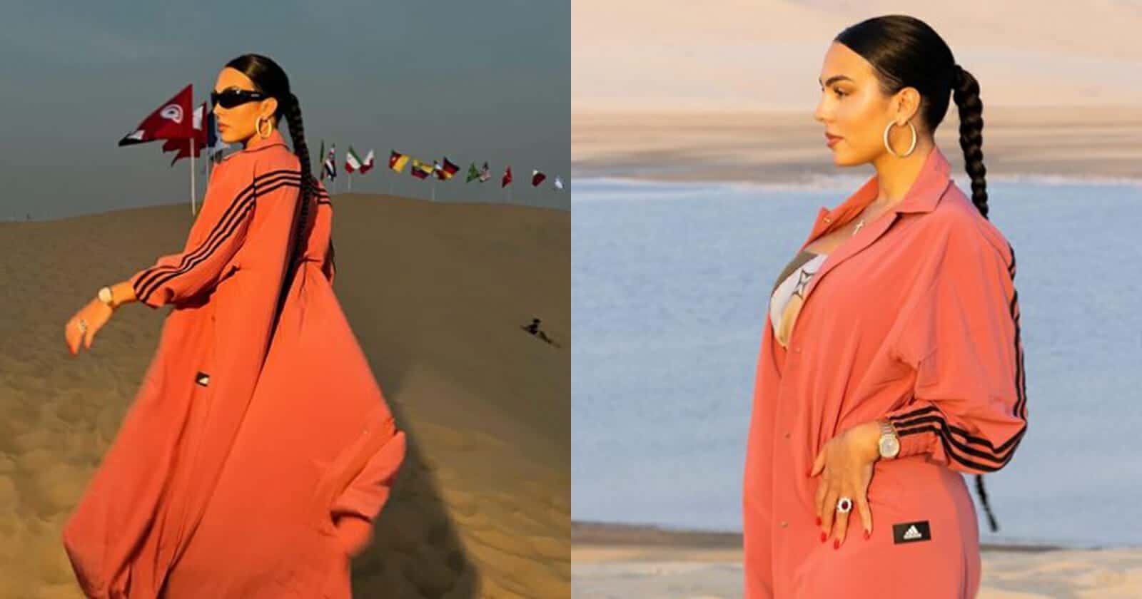 جورجينا في صحراء قطر watanserb.com