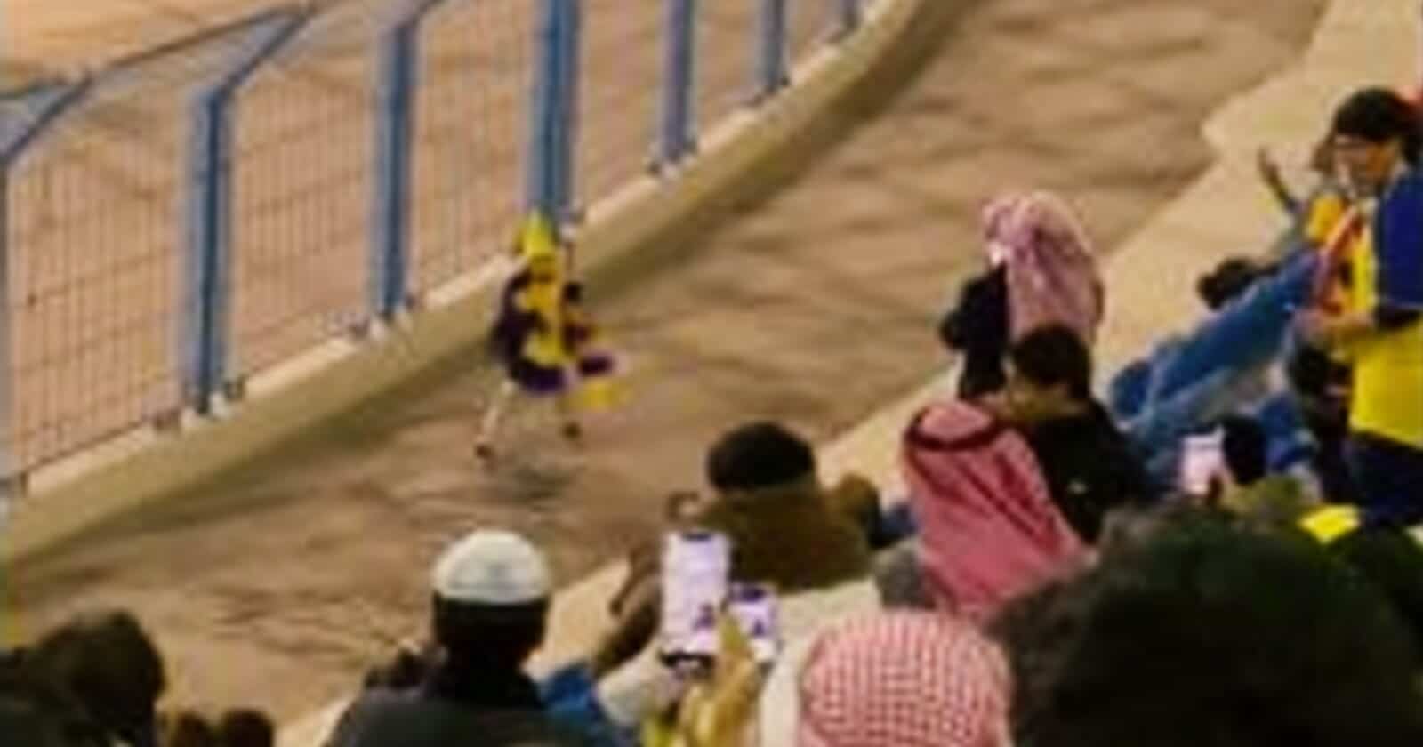 طفلة نصراوية تحتفل على طريقة رونالدو watanserb.com