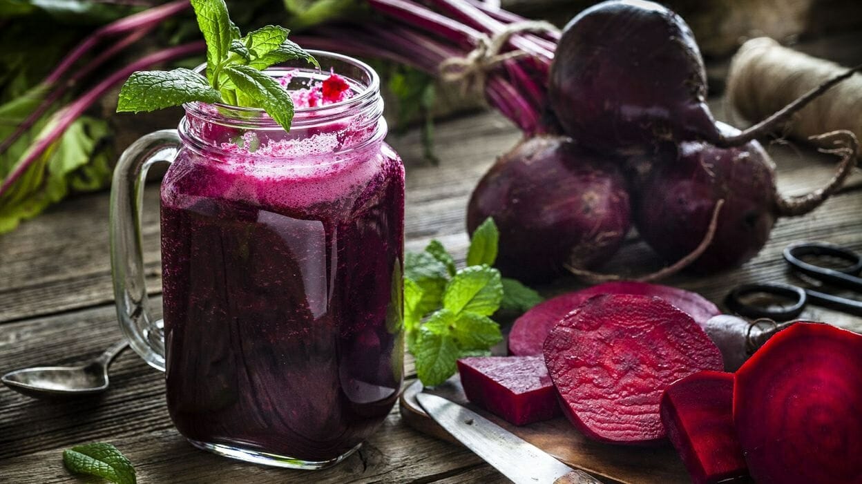 Beets are rich in nitrates
