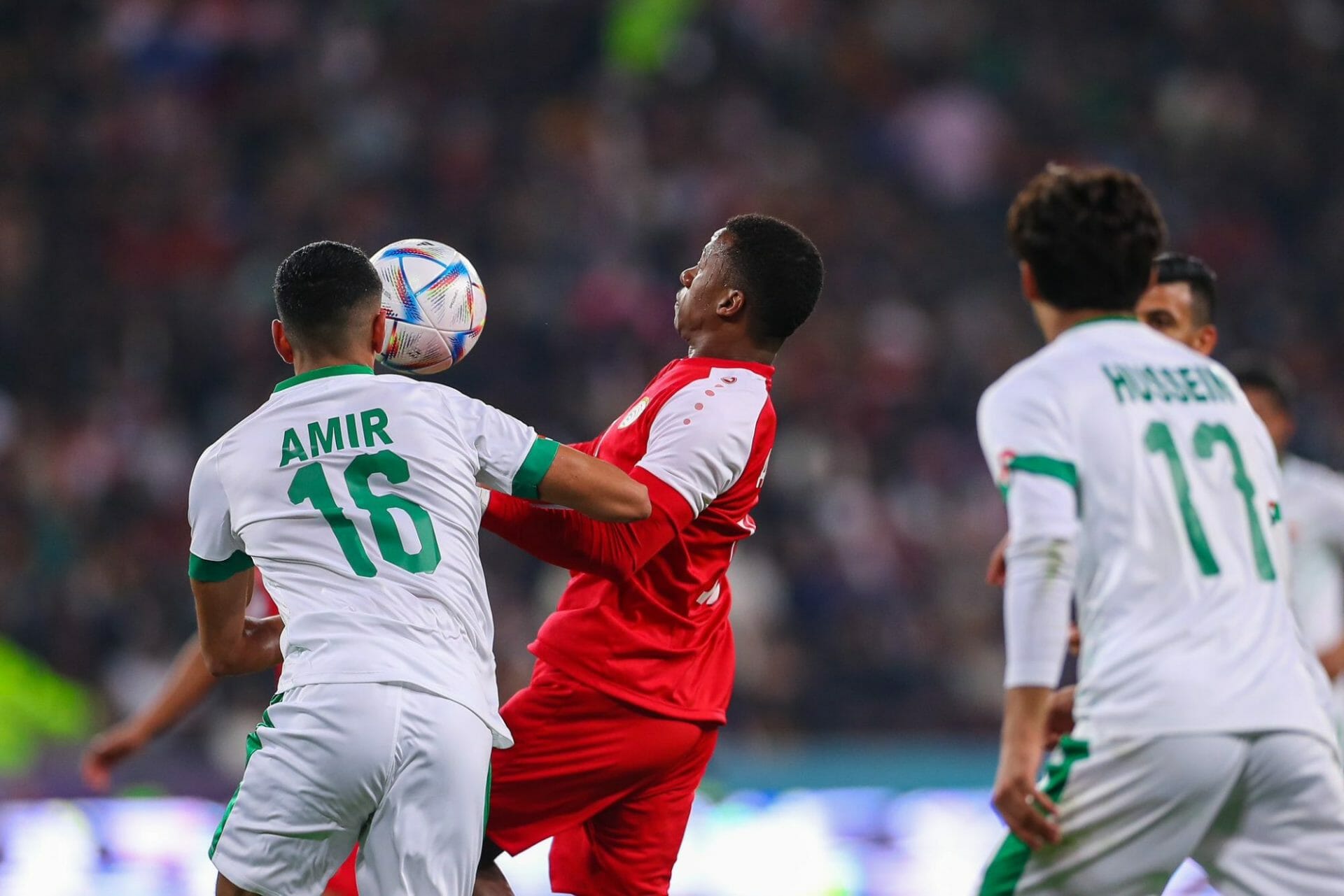 العراق ضد عمان في بطولة خليجي 25