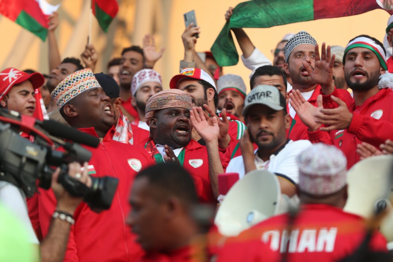 جماهير منتخب عمان في كأس الخليح 2023
