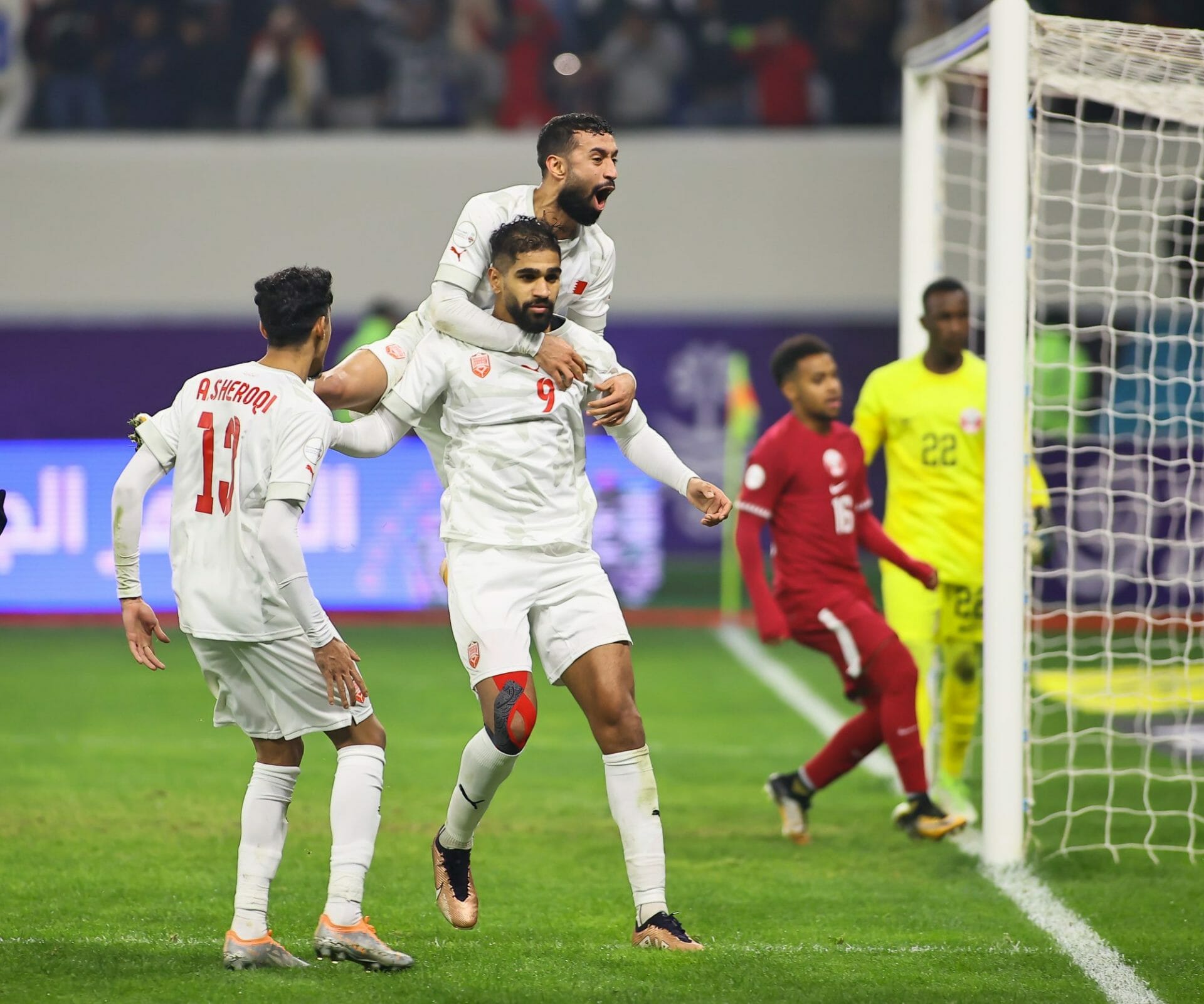 مباراة البحرين وقطر في كأس الخليج 2023