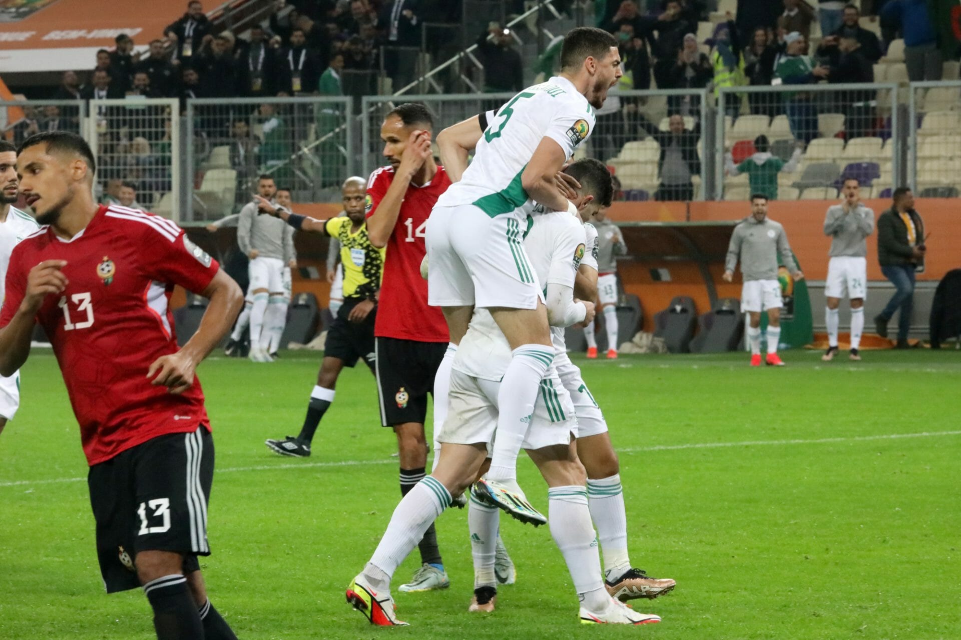 مباراة الجزائر وليبيا في كأس أمم أفريقيا للمحليين 2023