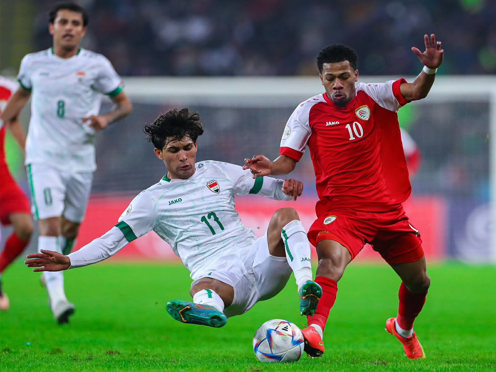 مباراة العراق أمام عمان في افتتاح خليجي 25 watanserb.com