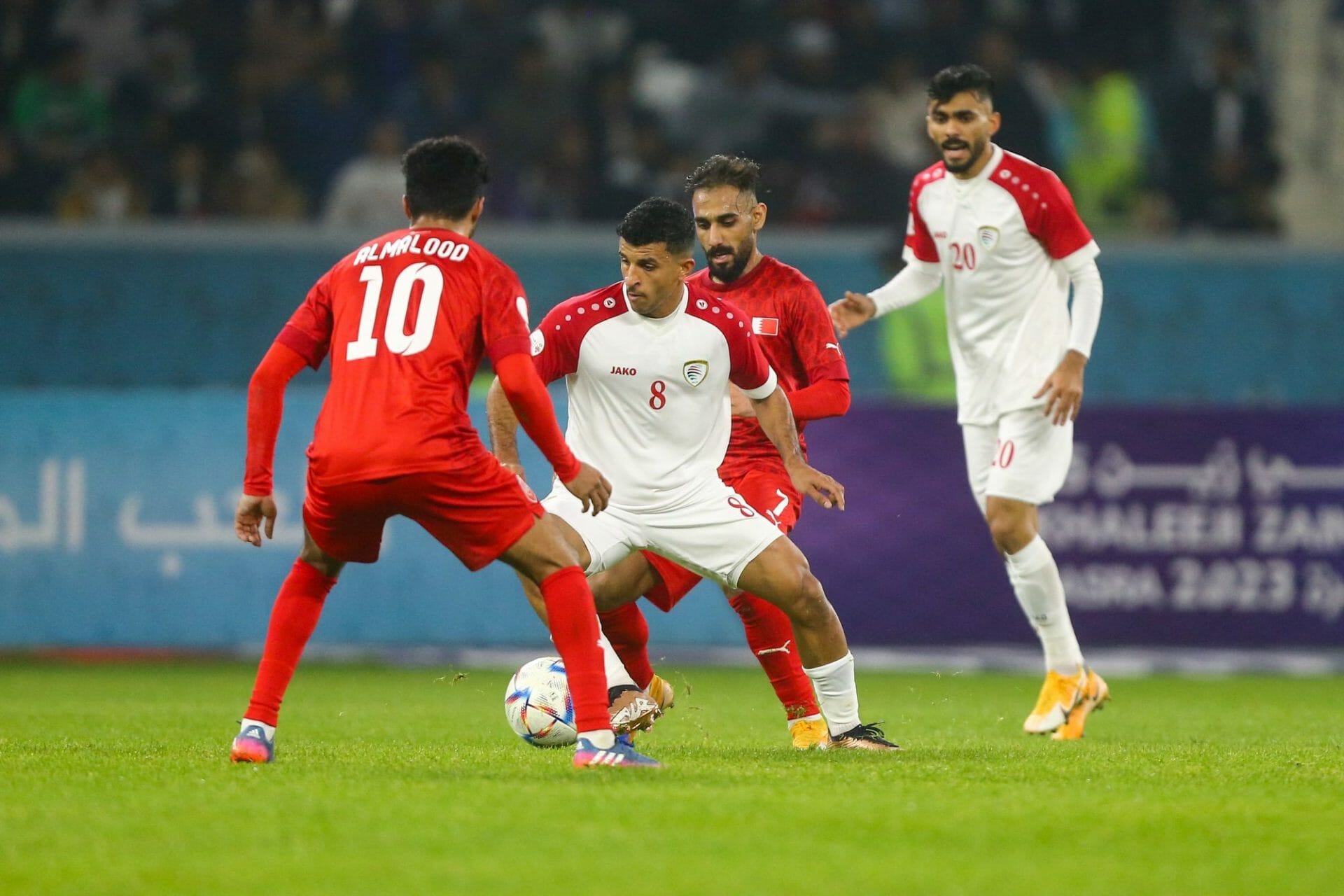 مباراة عمان والبحرين في كأس الخليج 2023