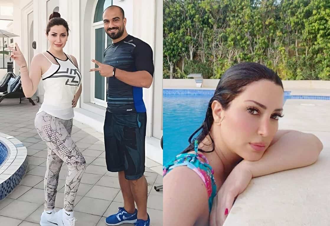 نسرين طافش مع مدربها watanserb.com