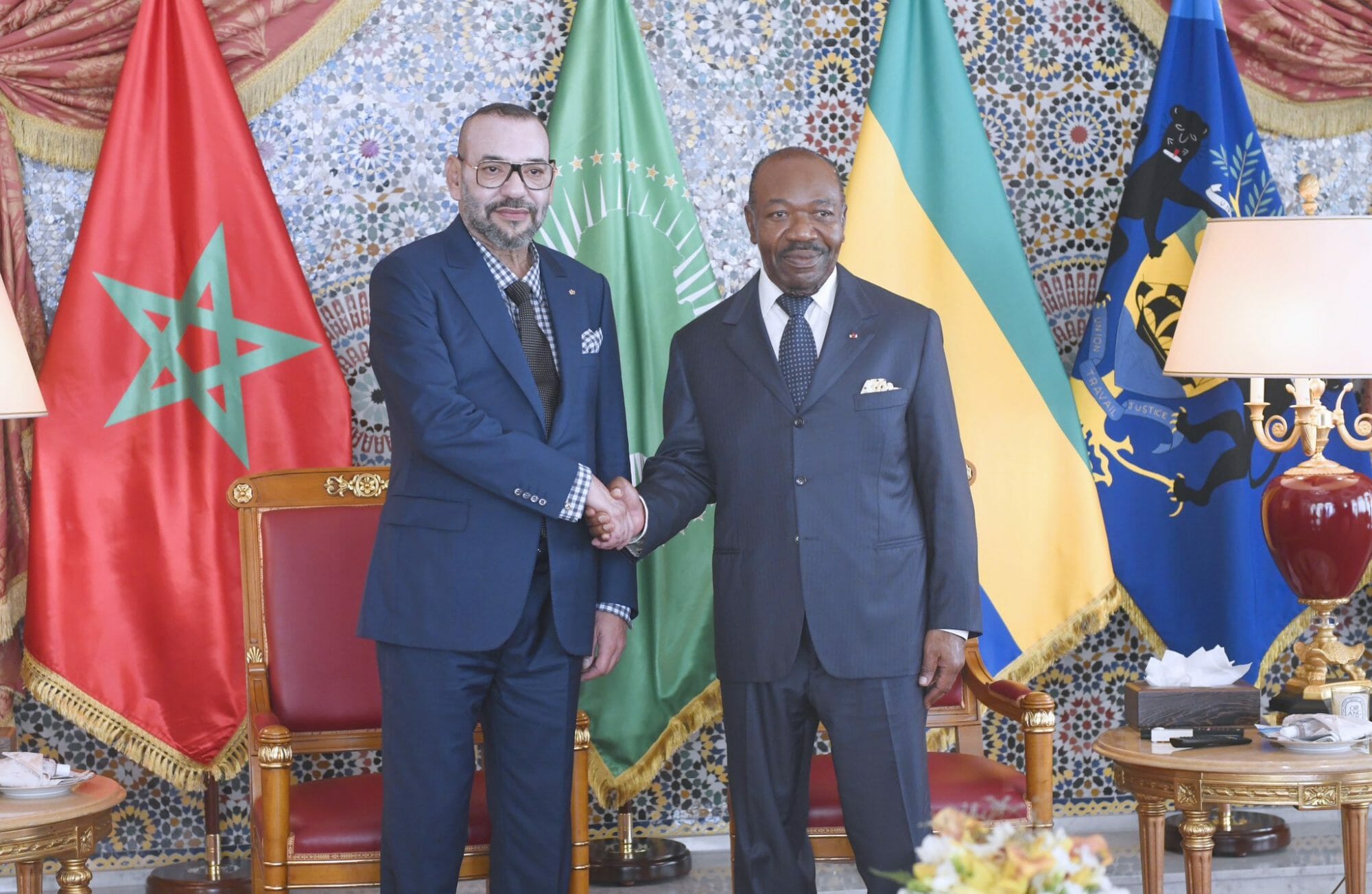 زيارة ملك المغرب محمد السادس دولة غابون
